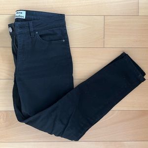 Acne Black Skinny Jeans size 26